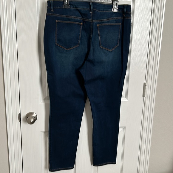 Chico’s deep blue denim jeggings, Size 2.5: 12/14 - Picture 5 of 6